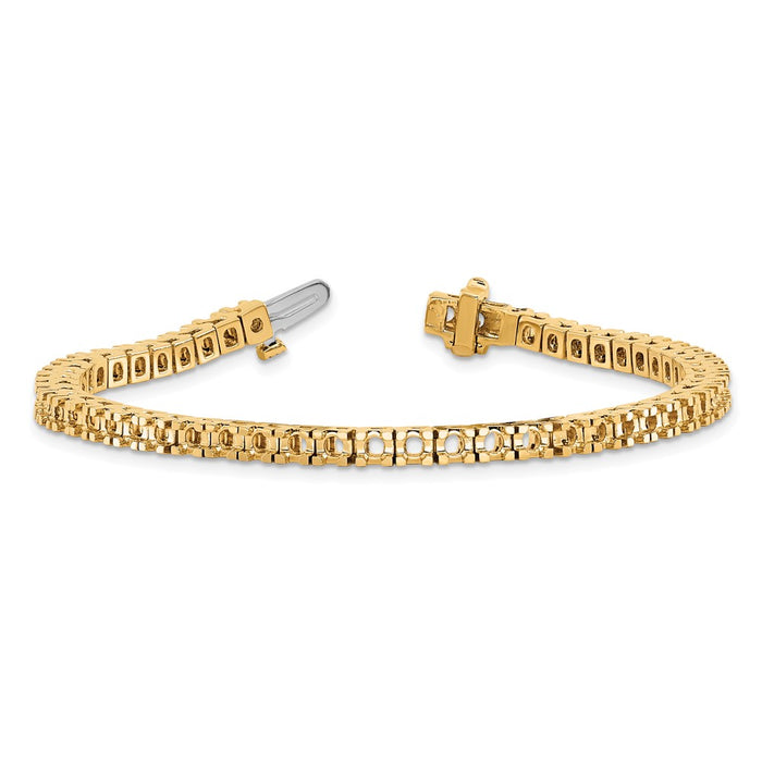 Buy Stylish 14K Gold Diamond Tennis Bracelet - Luxury Design, Affordable Price-3