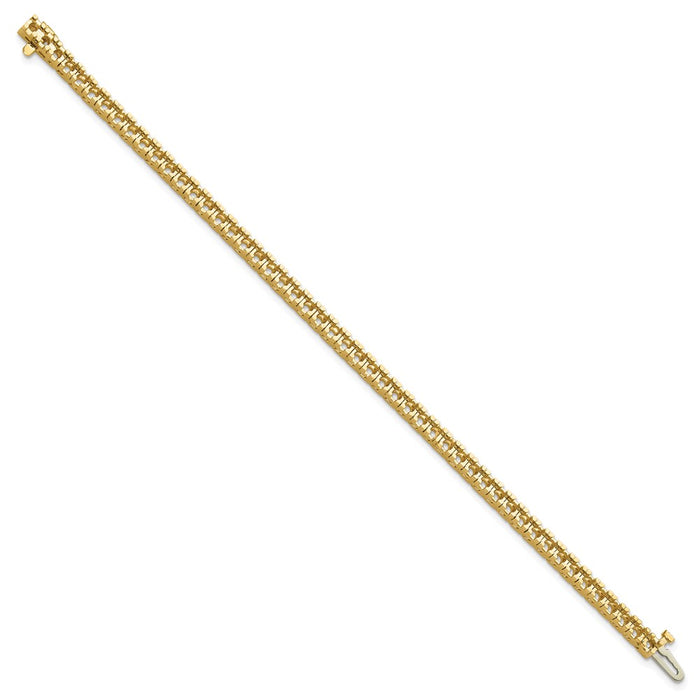Exclusive 14K Gold Diamond Tennis Bracelet Setting - Stylish & Affordable Elegance-2