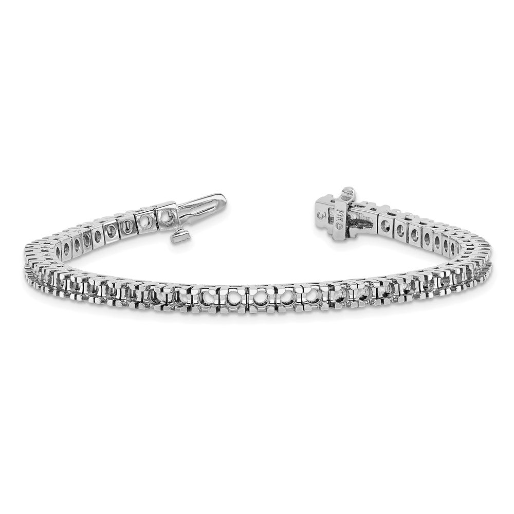 Exclusive 14K White Gold Tennis Bracelet Setting - Stylish & Affordable Luxury