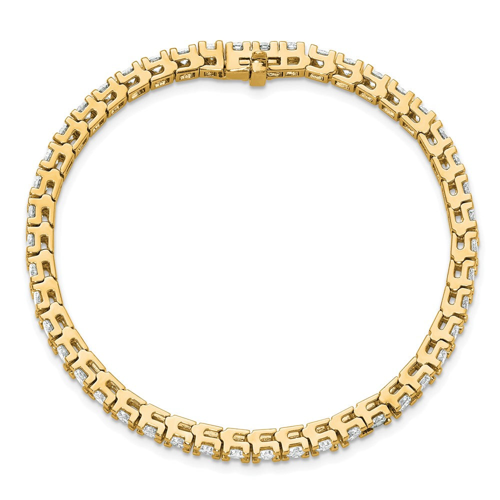High-Quality 14K Gold Diamond Tennis Bracelet Setting - Stylish & Affordable!
