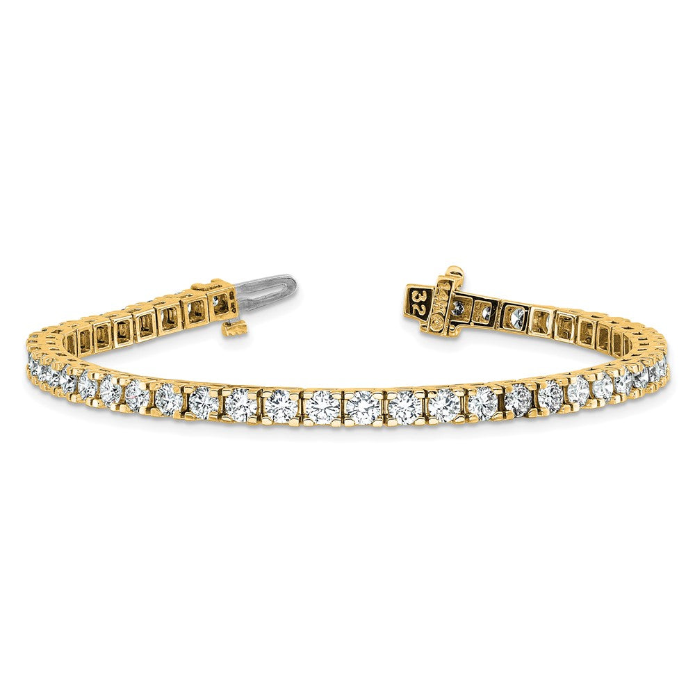 High-Quality 14K Gold Diamond Tennis Bracelet Setting - Stylish & Affordable!
