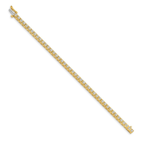 Shop 14K Gold 2.2mm Diamond Tennis Bracelet Setting | Luxury Jewelry Value