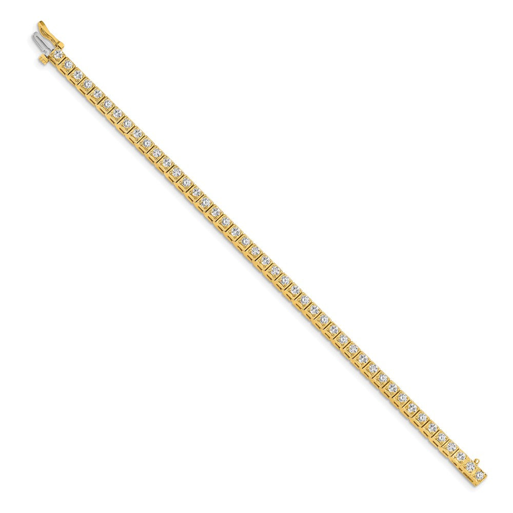High-Quality 14K White Gold VS Diamond Tennis Bracelet - Stylish & Affordable
