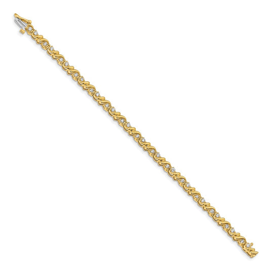 Buy 14K Diamond Tennis Bracelet - Stylish 6.5" Length & Elegant Sparkle