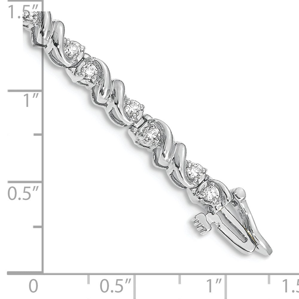 Buy 14K White Gold VS Diamond Tennis Bracelet - Stylish Elegance & Value