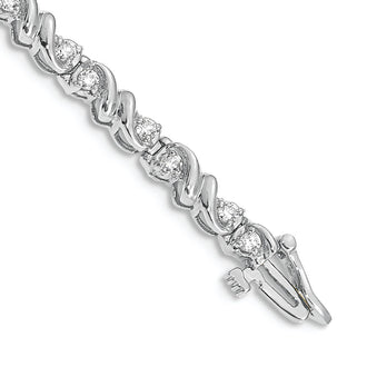 Buy 14K White Gold VS Diamond Tennis Bracelet - Stylish Elegance & Value