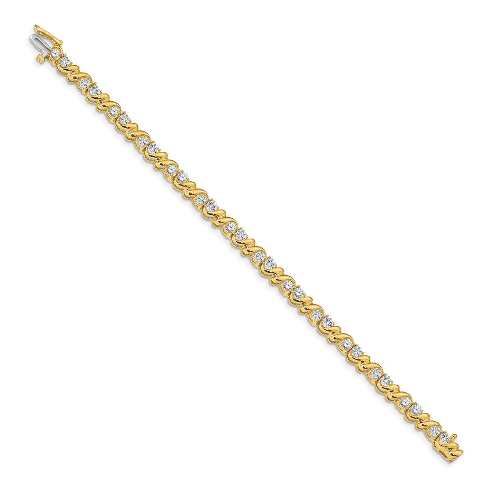 Shop Stylish 14K Gold Diamond Tennis Bracelet Setting - Exclusive 3mm Design