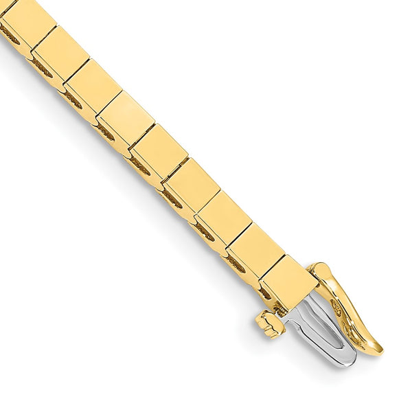 14K Gold Add-a-Diamond Bracelet - 43 Stone, 3mm Capacity