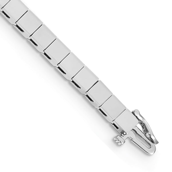 14K White Gold Add-a-Diamond Bracelet - 36 Settings 3.5mm Diamonds