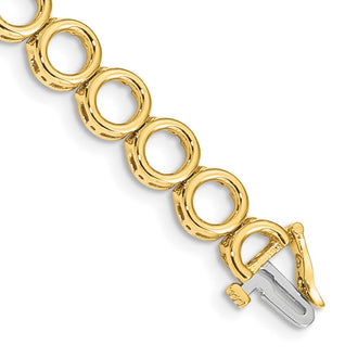 Buy Exclusive 14K Gold Add-a-Diamond Tennis Bracelet - 22 Stone Capacity