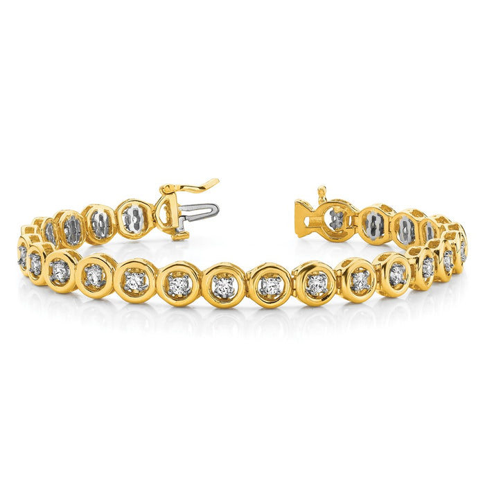 Buy Stylish 14K VS Diamond Add-A-Diamond Bracelet Enhancer - Luxury Gift!-3