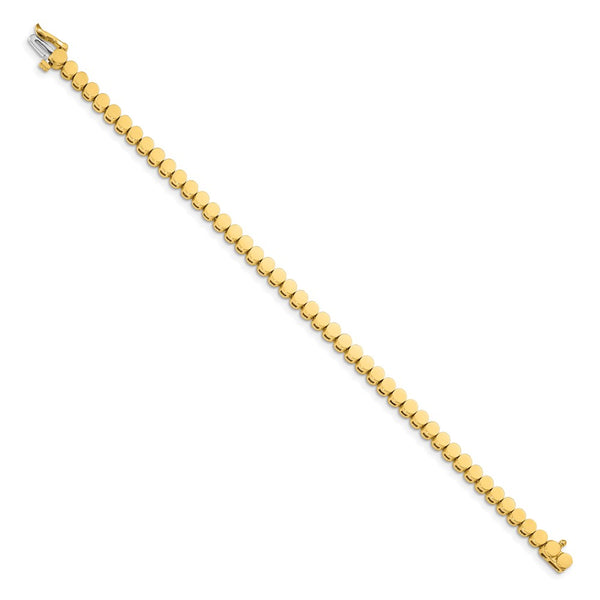 14K Gold Add-A-Diamond Bracelet, 47 Stone Capacity 2.75mm Diamonds