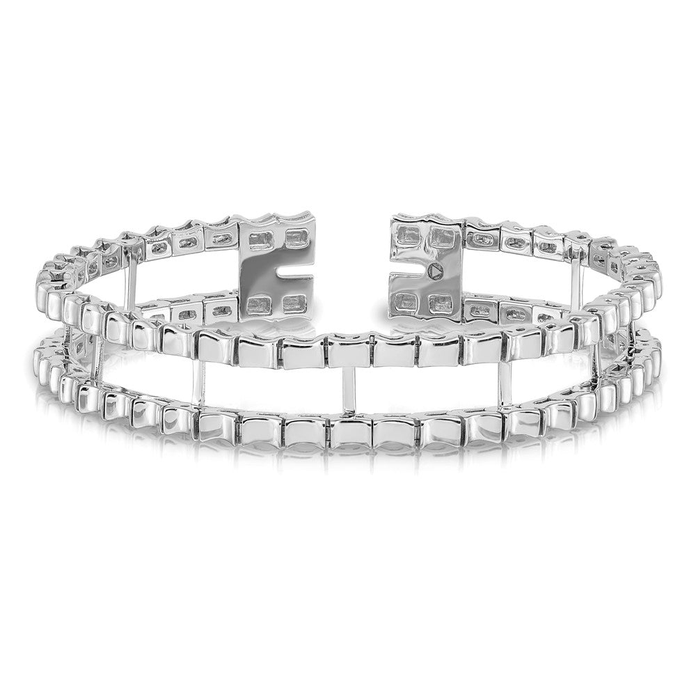 High-Quality 14K White Gold Tennis Jacket Setting - Stylish & Affordable Option