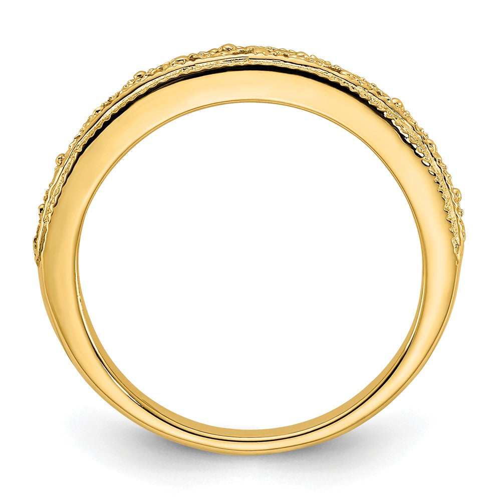 Buy Affordable 14K Gold 3mm Intricate Filigree Wedding Band - Luxury Style