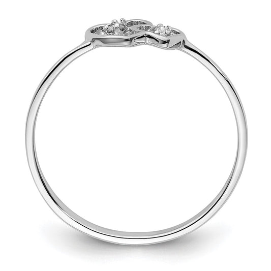 Shop Exclusive 14K White Gold Engagement Ring with VS Diamonds - Stylish Value