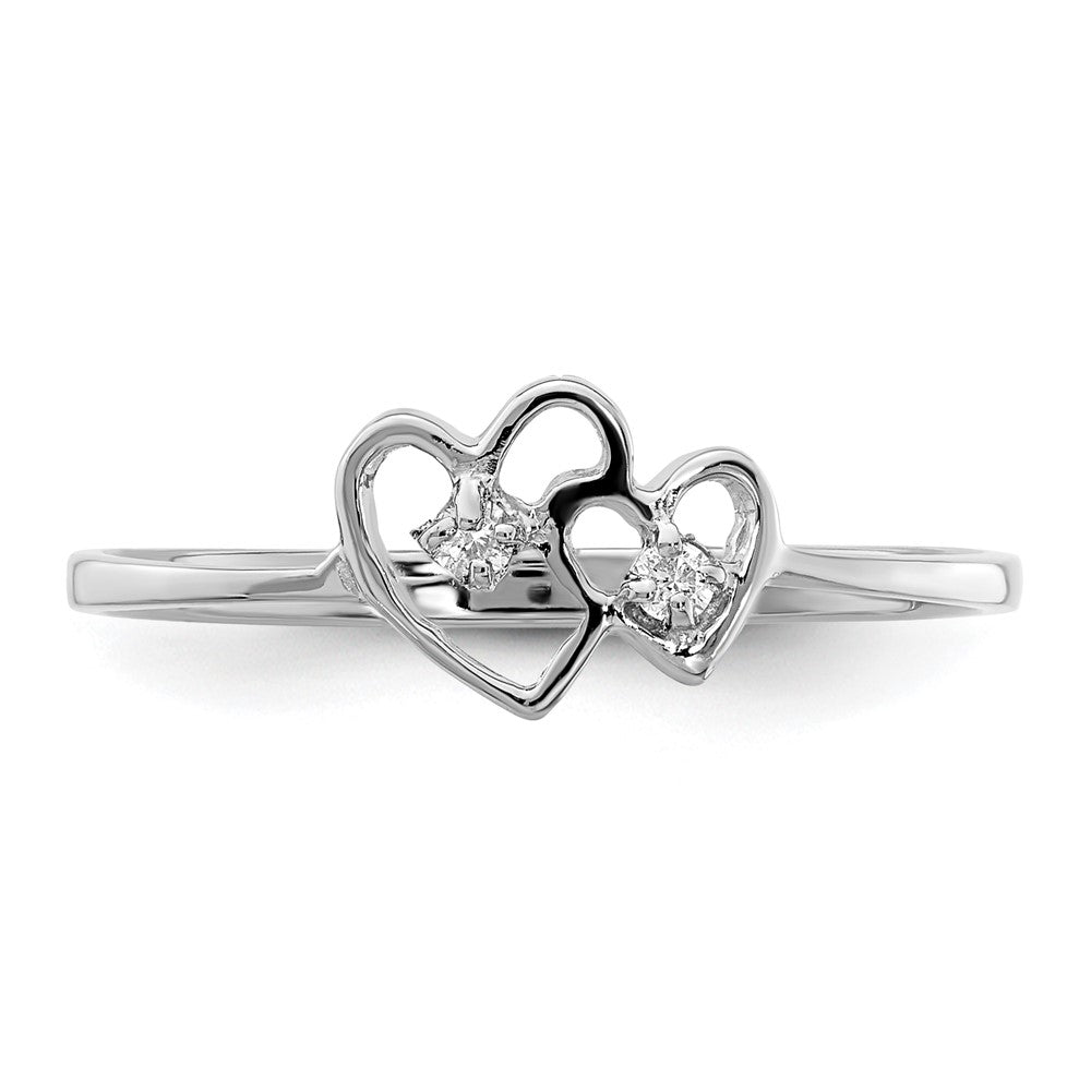 High-Quality 14K White Gold AAA Diamond Engagement Ring - Stylish Luxury Design