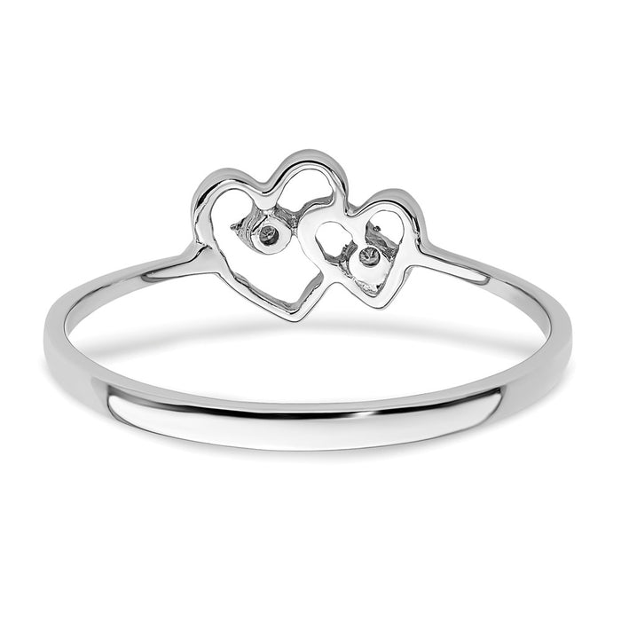 High-Quality 14K White Gold AAA Diamond Engagement Ring - Stylish Luxury Design-5