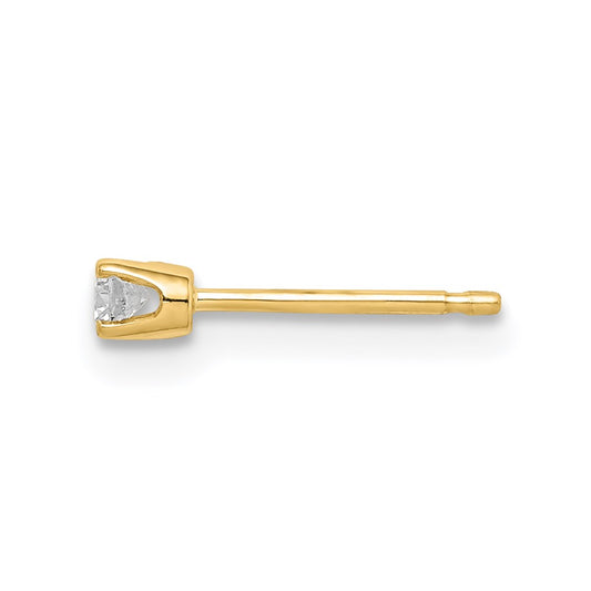Buy Stylish 14K Gold Single Diamond Stud Earring - Luxury at an Affordable Price