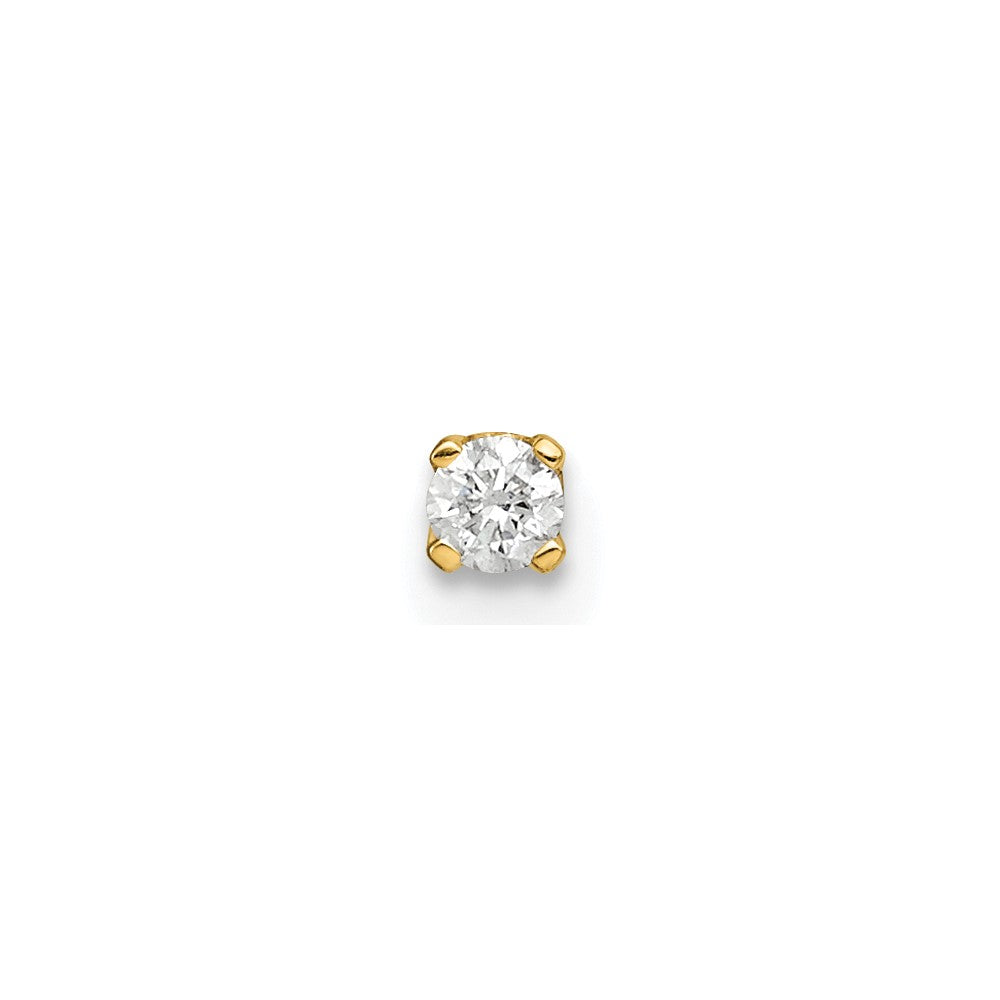 Buy Stylish 14K Gold Single Diamond Stud Earring - Luxury at an Affordable Price