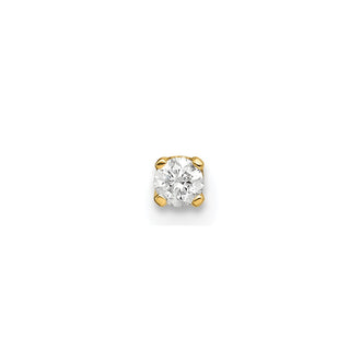 Buy Stylish 14K Gold Single Diamond Stud Earring - Luxury at an Affordable Price