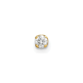 Buy 14K Gold Single Diamond Stud Earring - Stylish & Affordable Luxury
