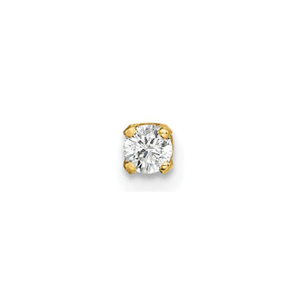 Shop 14K Gold Single Diamond Stud Earring - Stylish Luxury at an Affordable Price