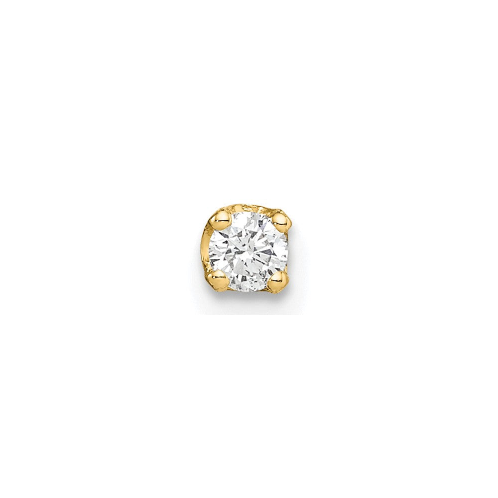 High-Quality 14K Gold Single Diamond Stud Earring - Stylish Luxury Value