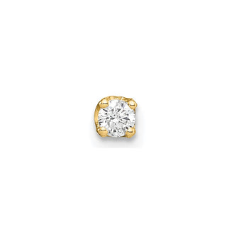 High-Quality 14K Gold Single Diamond Stud Earring - Stylish Luxury Value