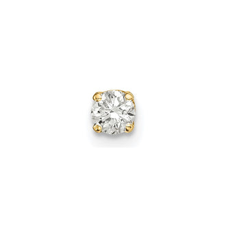 Shop Exclusive 14K Gold Single Diamond Stud Earring - Stylish Luxury at Great Price