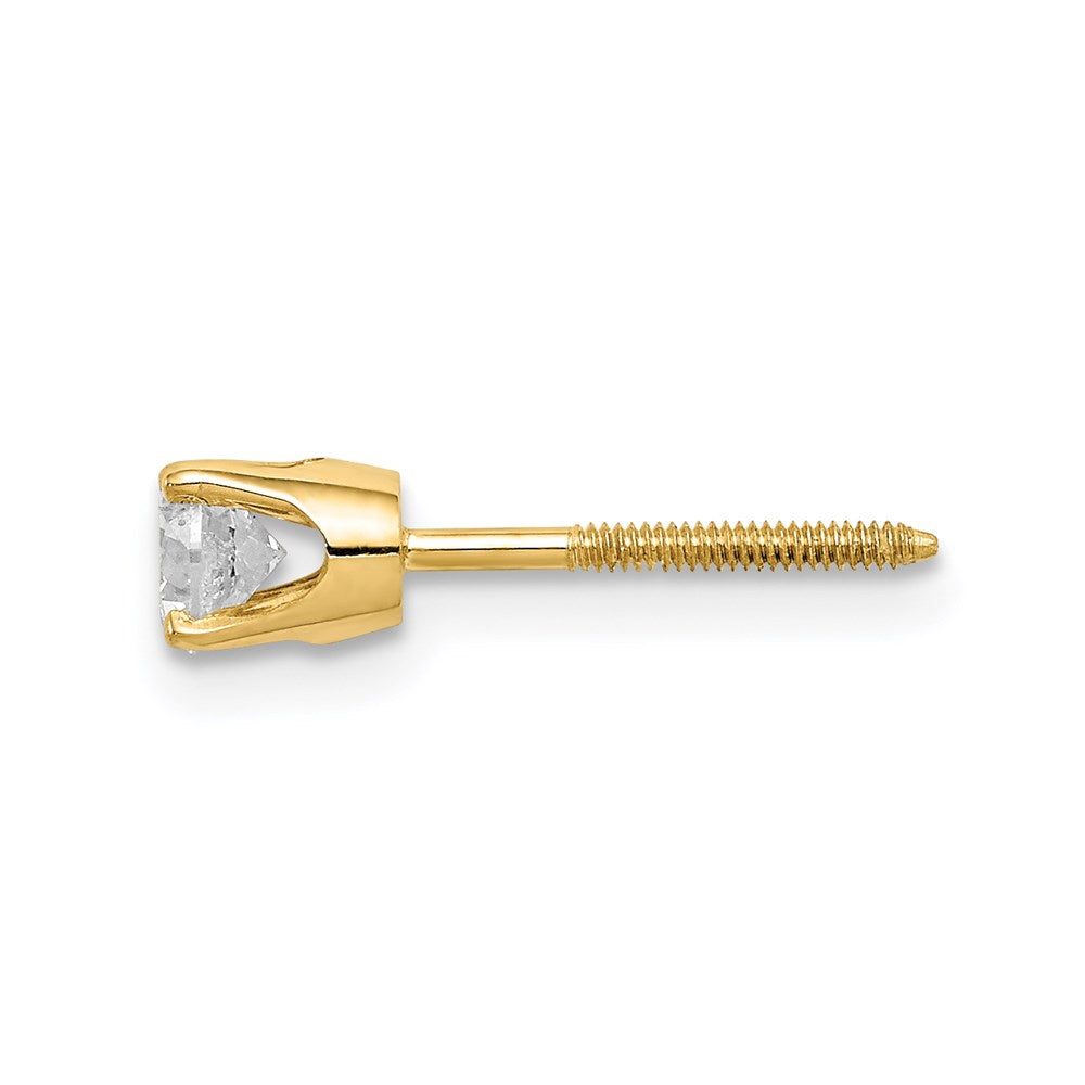 Shop 14K Gold Diamond Stud Earring - Stylish 0.85mm, Affordable Luxury!