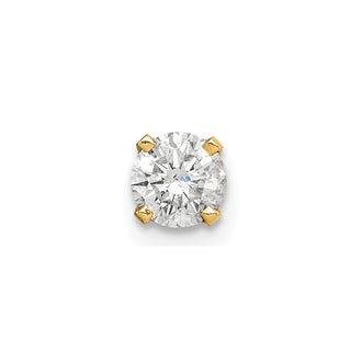 Exclusive 14K Gold Single Diamond Stud Earring - Stylish Value for You