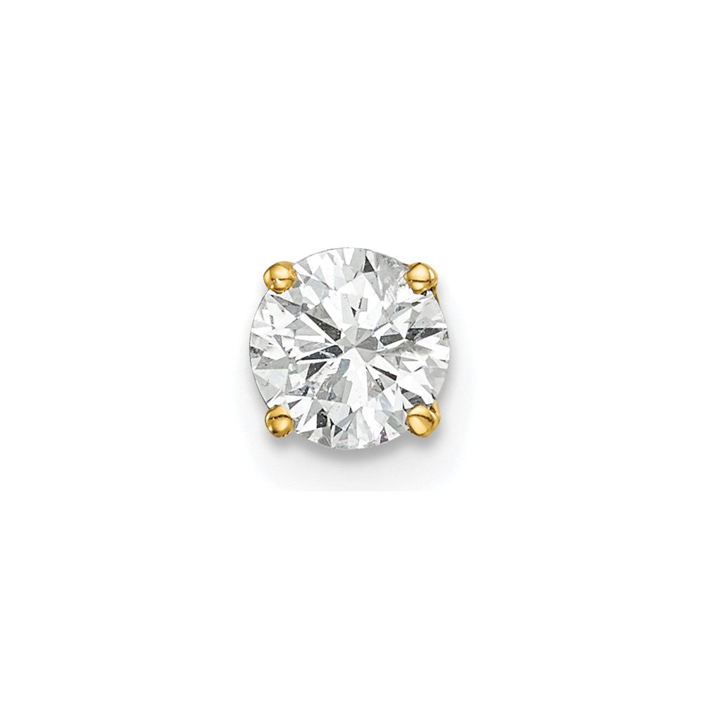High-Quality 14K Gold Single Diamond Stud Earring - Stylish Luxury Value