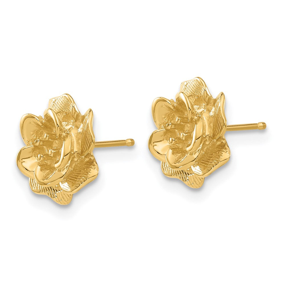 Shop 14K Elegant Diamond Flower Earring Settings | Stylish & Affordable Luxury