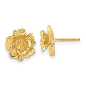Shop 14K Elegant Diamond Flower Earring Settings | Stylish & Affordable Luxury
