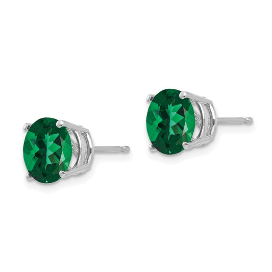 Shop Exclusive 14K White Gold Round Stud Earrings - Stylish & Affordable Jewelry