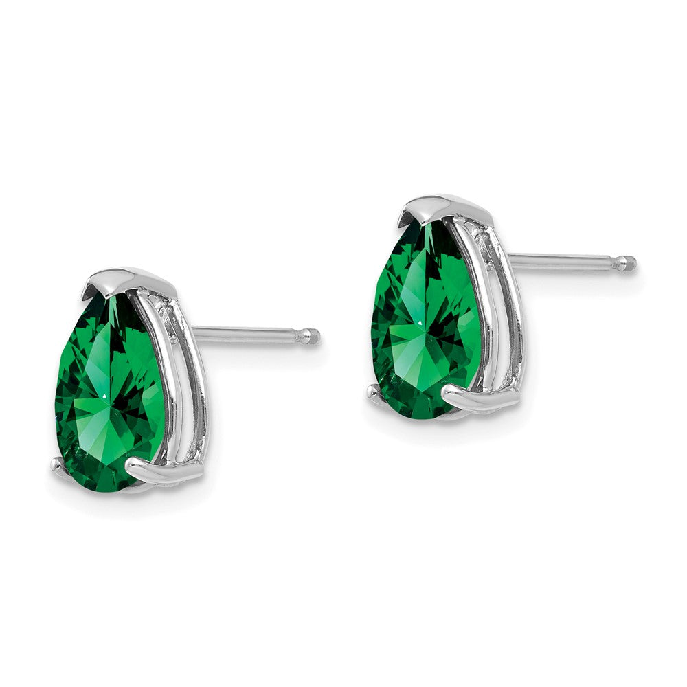 Exclusive 14K White Gold Mount St. Helens Pearl Stud Earrings - Stylish Value!