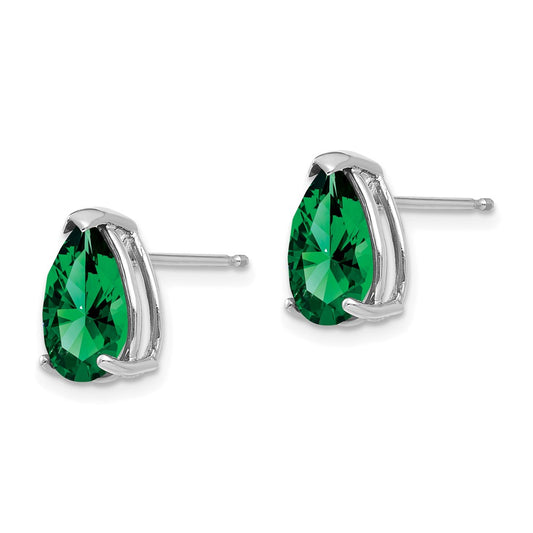 Exclusive 14K White Gold Mount St. Helens Pearl Stud Earrings - Stylish Value!