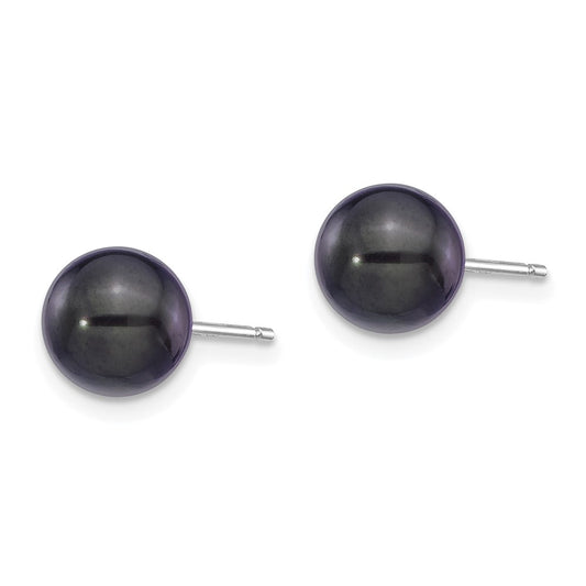 Buy Stylish 14K White Gold Akoya Pearl Earrings - 7-8mm, Affordable Luxury!