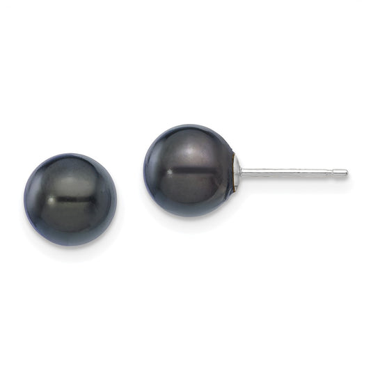 Buy Stylish 14K White Gold Akoya Pearl Earrings - 7-8mm, Affordable Luxury!