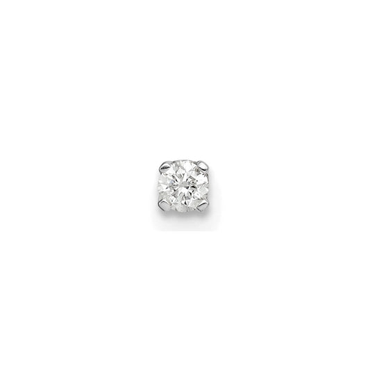 Buy Stylish 14K White Gold AA Diamond Stud Earrings - Complete Set, 0.85mm