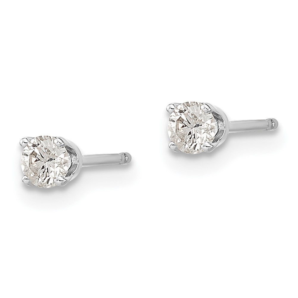 Buy Exclusive 14K White Gold Diamond Stud Earrings - 0.85 Carats, Stylish Set