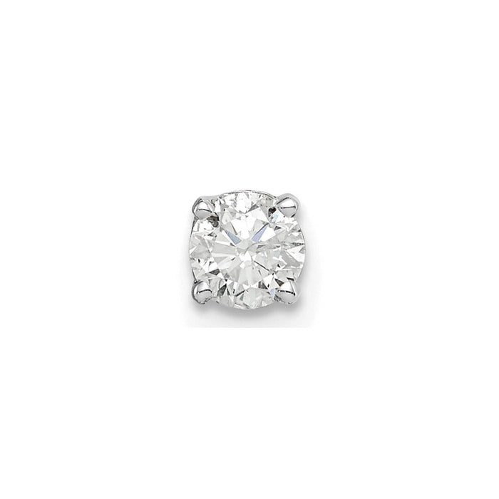 Shop Stylish 14K White Gold AA Quality Diamond Stud Earrings - Complete Set-1