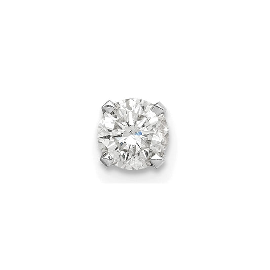 Shop Exclusive 14K White Gold Diamond Stud Earrings Set - AA Quality and Stylish