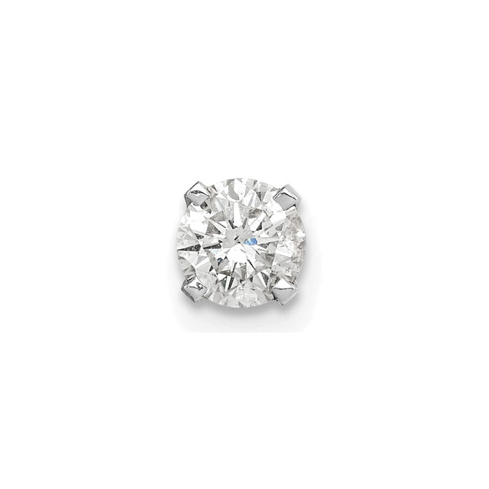 Shop Exclusive 14K White Gold Diamond Stud Earrings Set - AA Quality and Stylish-1