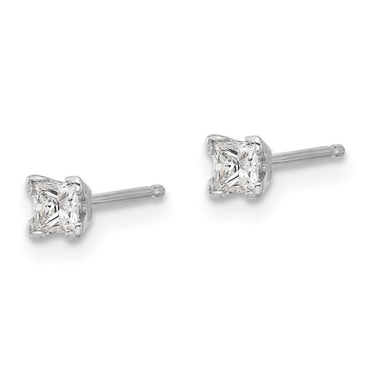Exclusive 14K White Gold Diamond Earrings - AA Quality, Stylish & Affordable!