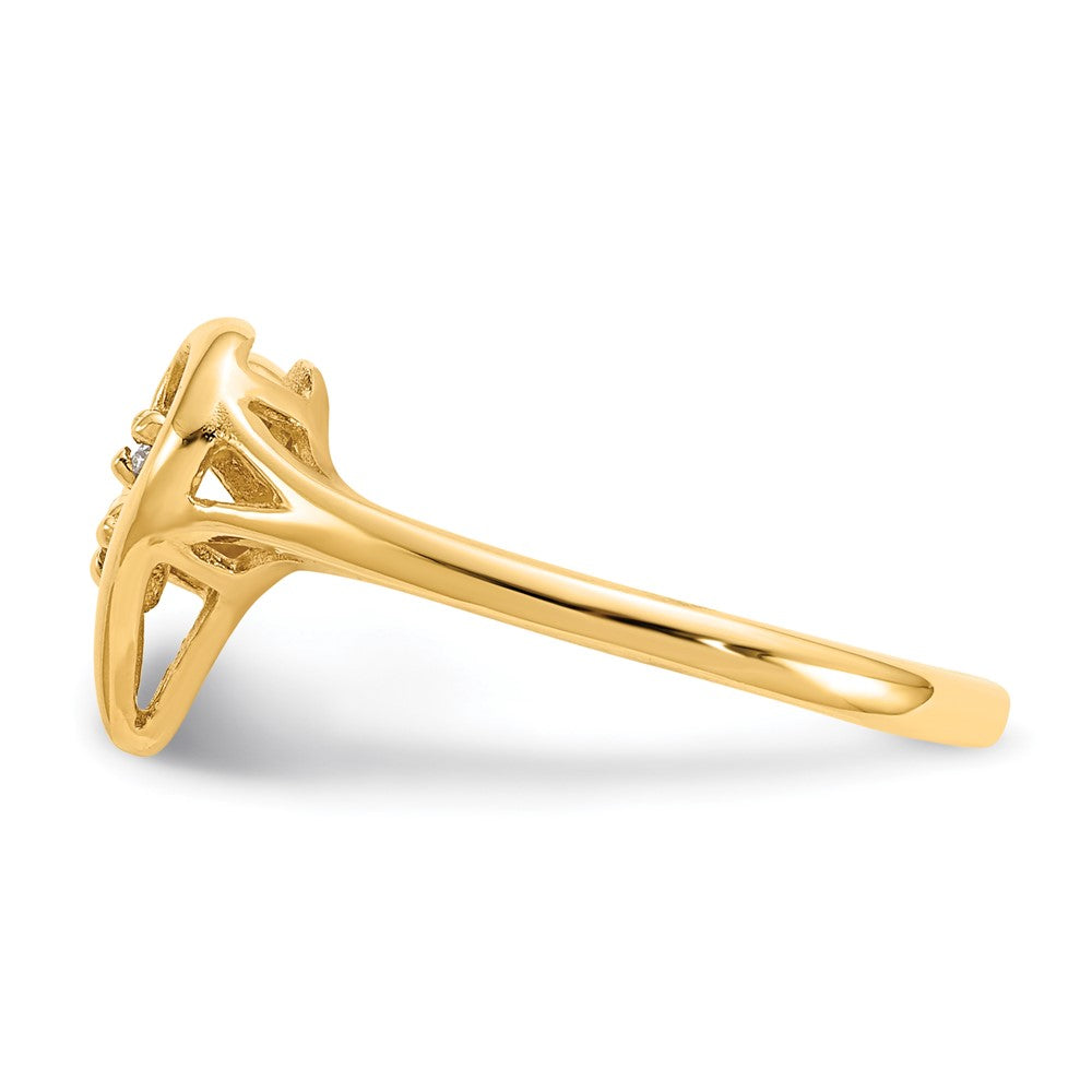 Shop Stylish 14K Gold AAA Diamond Heart Ring - Luxury Design, Great Value