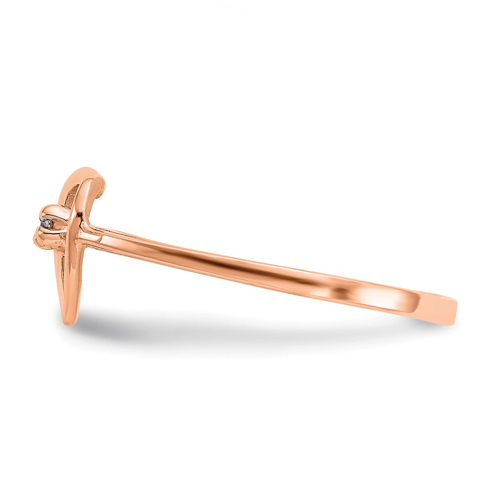 Buy 14K Rose Gold Heart Ring with VS Diamonds - Stylish & Affordable Luxury