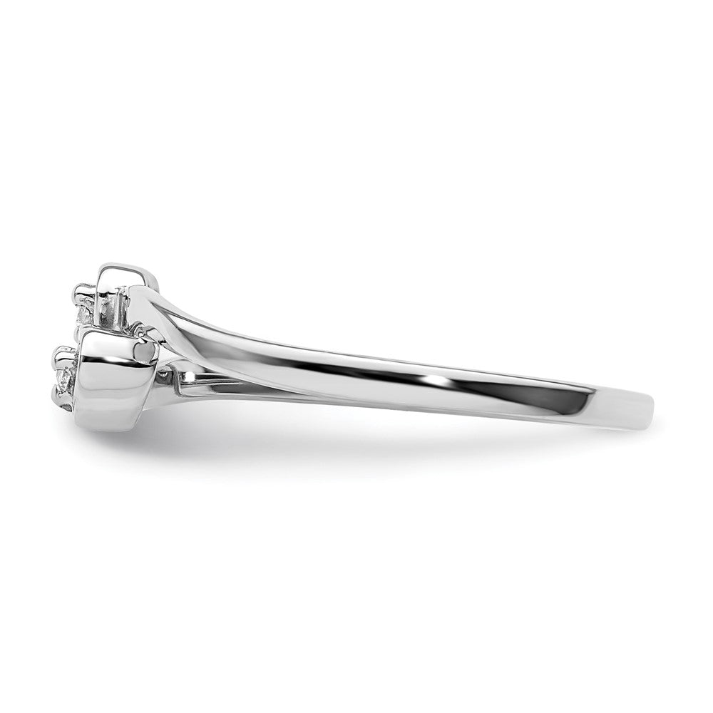 Shop Stylish 14K White Gold Diamond Heart Ring - Affordable Luxury Jewelry
