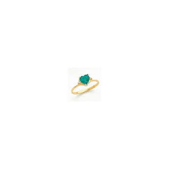 High-Quality 14K Gold 6mm Heart Mount St. Helens Diamond Ring - Stylish Value
