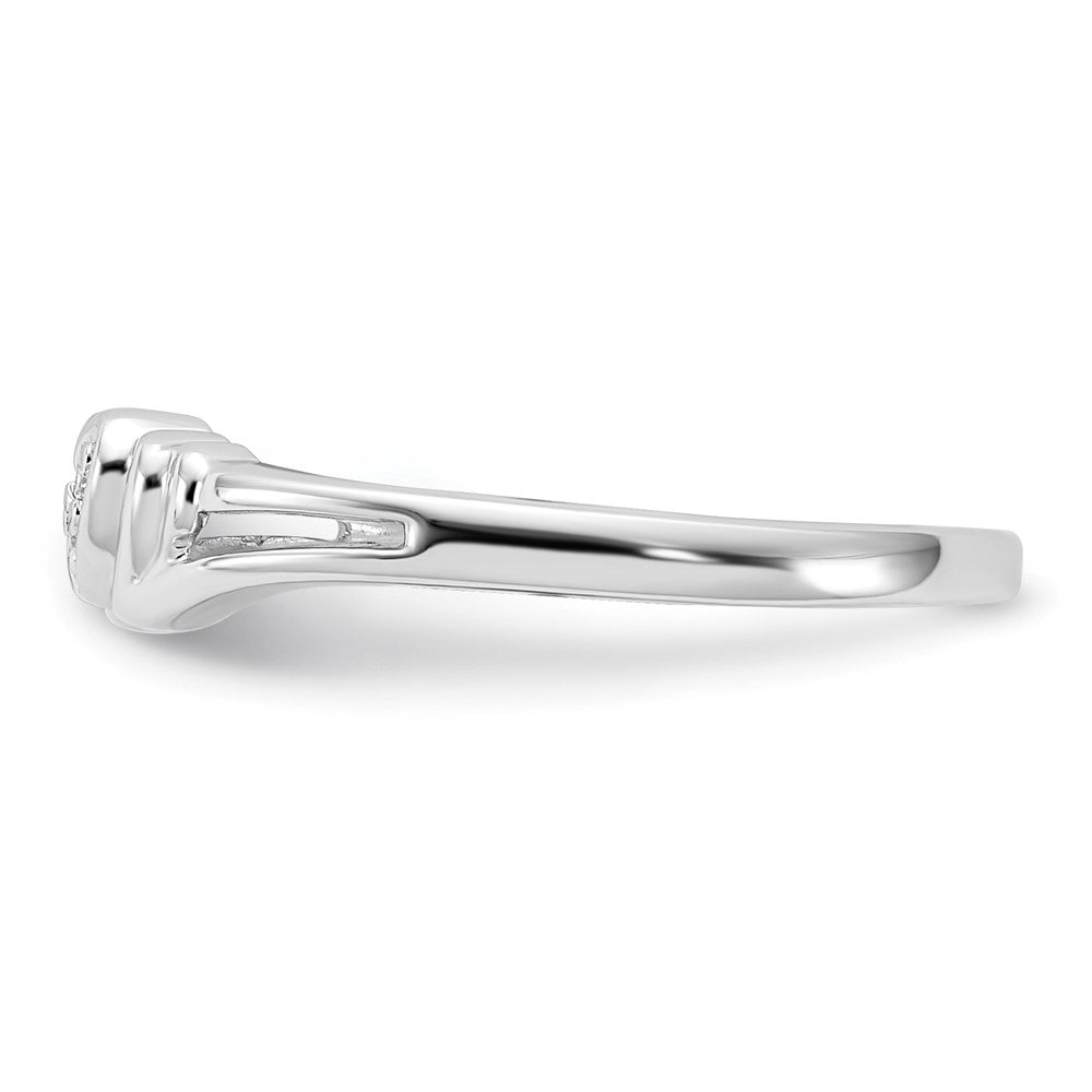 Shop 14K White Gold AAA Diamond Heart-Shaped Ring - Stylish & Affordable Luxury